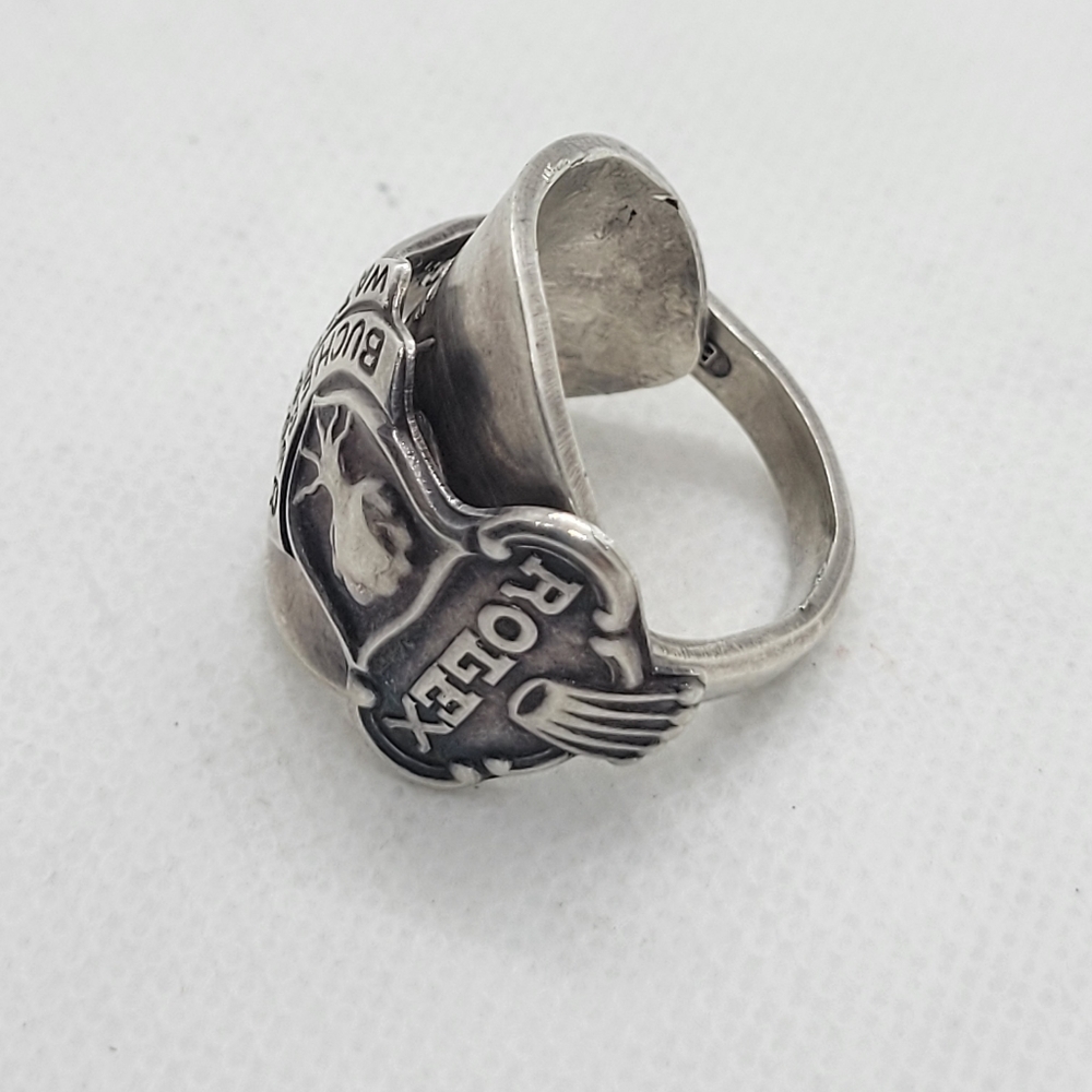 Handmade Authentic Rolex Whole Spoon Ring Size 7.5 - Not A Cast